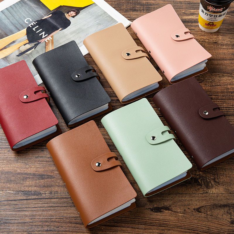 Anti-theft anti-degaussing men's and women's large-capacity card holder credit card bank card holder multi-card slot card holder