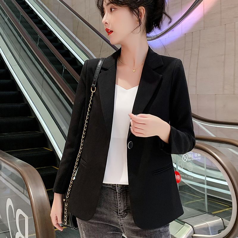 High-end suit jacket women's spring and autumn  new Korean version of the casual small short section loose all-match suit jacket