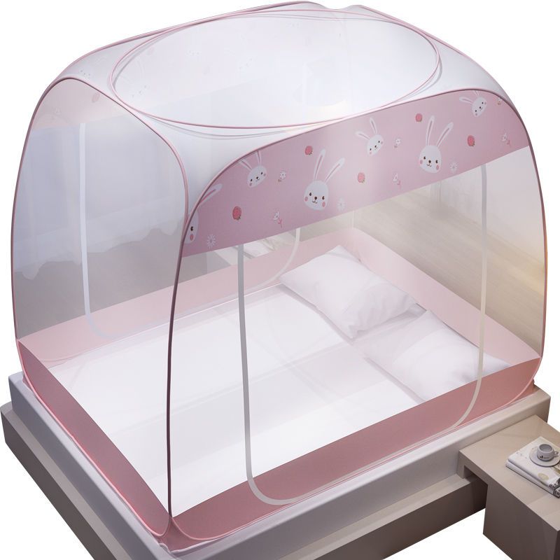 蚊帐家用 免安装1.2m床1.8蒙古包2米防摔宝宝儿童小孩1.2无需支架