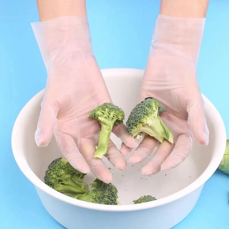 【耐用耐磨损】一次性手套女乳胶防水护理餐饮食品级橡胶pvc手套 图片 8
