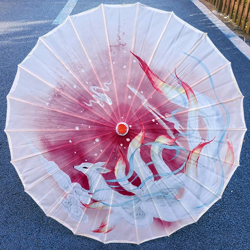 古风伞舞蹈伞汉服伞cos道具伞中国风走秀伞吊顶装饰伞绸布工艺伞