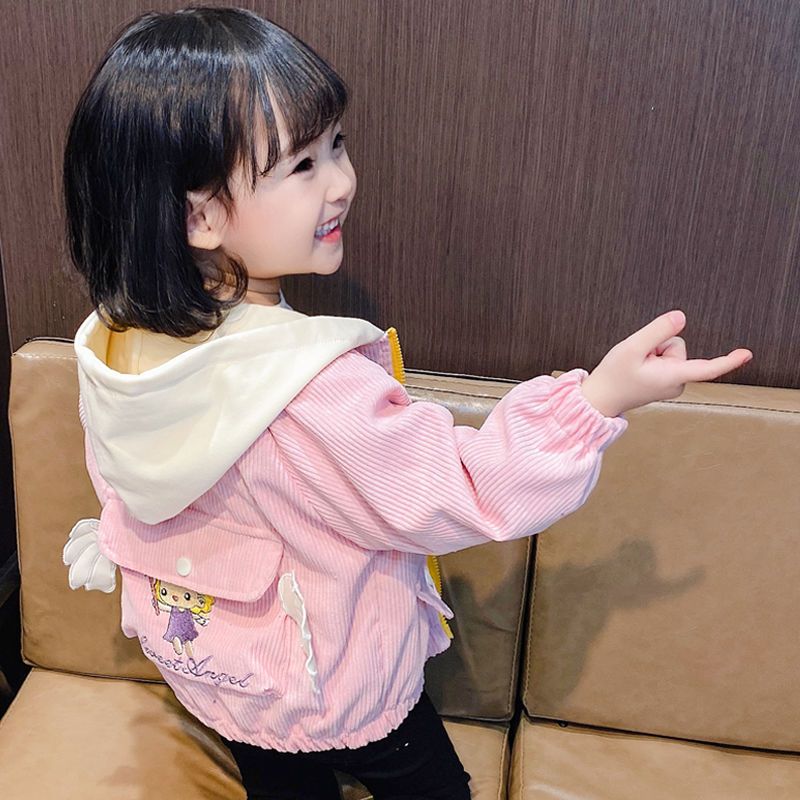 女童外套春裝2023新款洋氣童裝5春秋季兒童加絨4上衣小女孩衣服潮