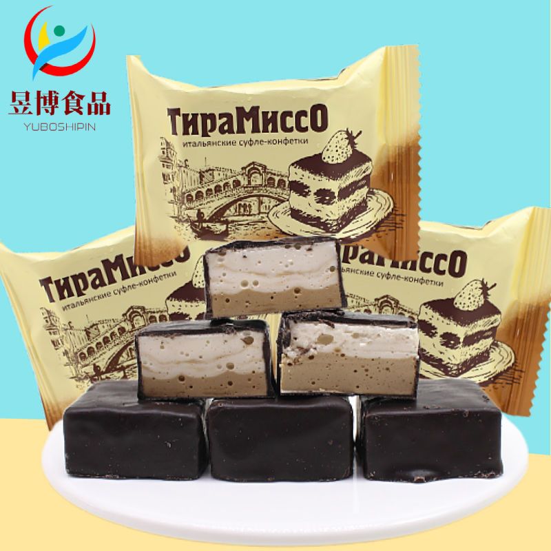 俄罗斯进口俄多宝牌提拉米苏巧克力糕奶油糕糖网红办公零食包邮