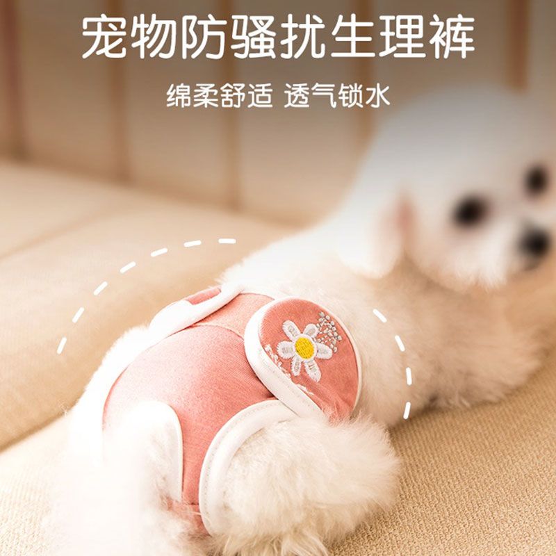 Dog physiological pants bitch special sanitary pants aunt towel pet menstrual anti-harassment menstrual diapers diapers