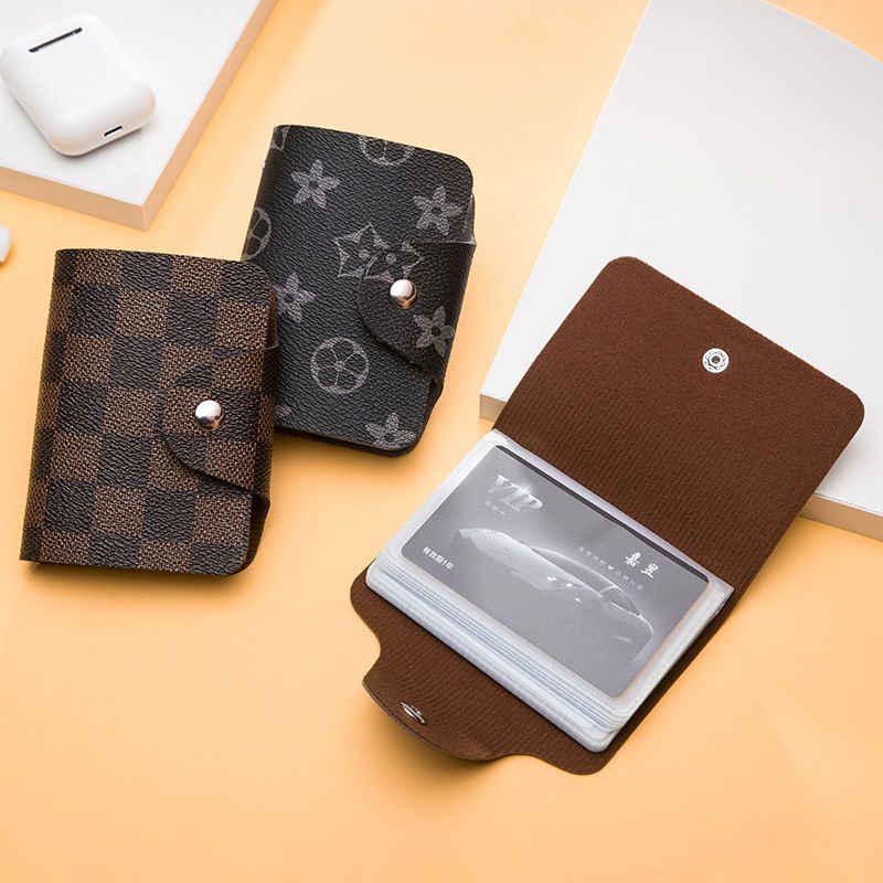 Fashionable men's and women's card holders, anti-degaussing card holders, men's ultra-thin, exquisite, large-capacity, multi-card slot card holder card holders