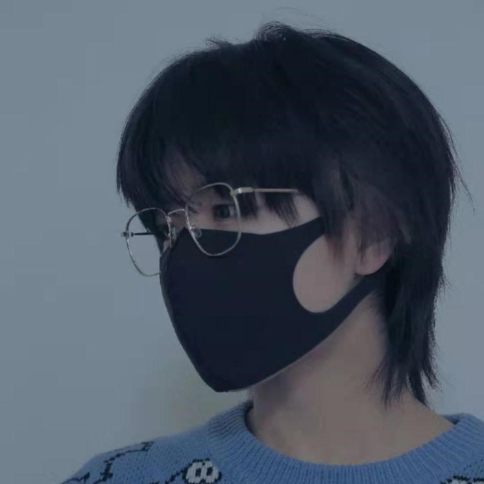 鲻鱼头假发男狼尾韩版帅气短发女生日系假毛通用拍照男士假发头套 虎窝拼