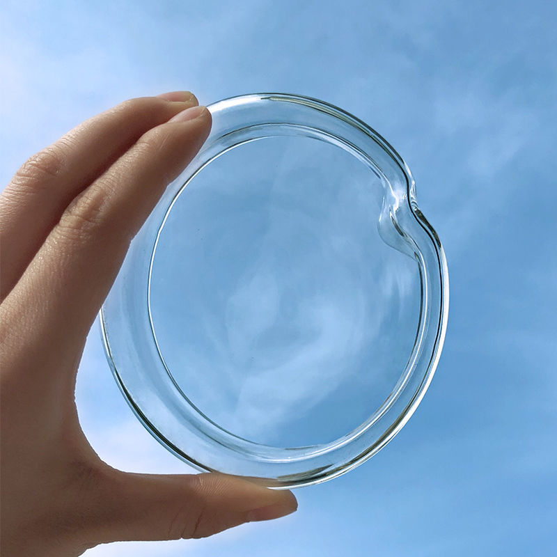 超大把杯专用玻璃杯盖店铺内杯子专用水杯盖子玻璃防尘透明