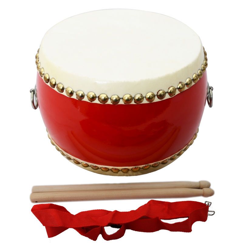 儿童玩具鼓牛皮鼓小鼓成人大鼓早教益智锣鼓敲打鼓幼儿园打击乐器