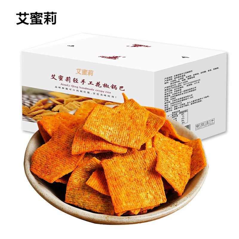 13271-艾蜜莉轻手工花椒锅巴400g/箱-详情图
