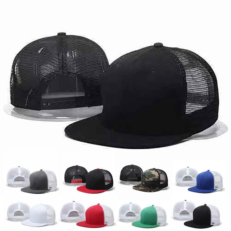 Cappello estivo Cappello a tesa piatta alla moda Berretto da baseball di base solido Cappello hip hop da uomo Cappello da donna traspirante con protezione solare_voghion.com