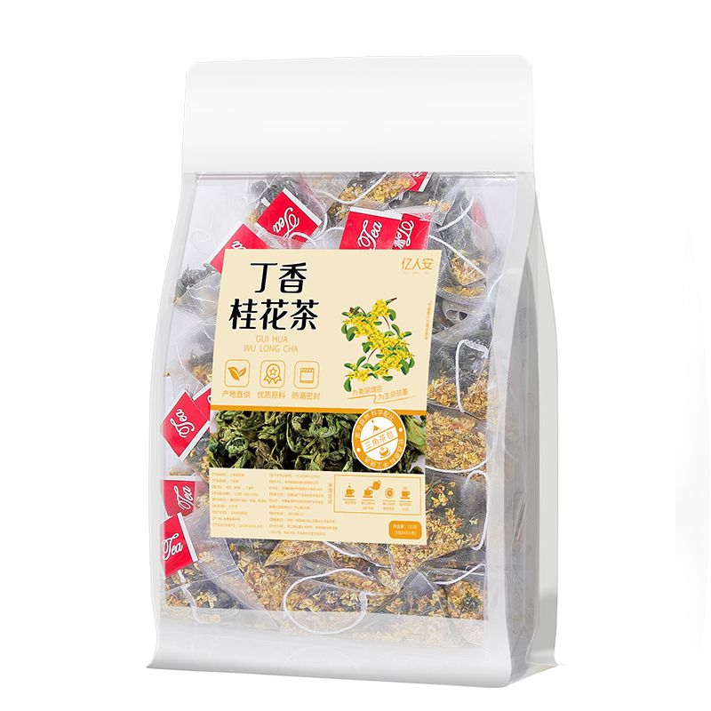 正宗丁香桂花茶包去清口气臭组合养生茶三清茶长白山野生胃丁香茶 虎窝拼