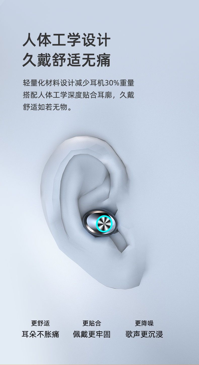 无线5.2蓝牙耳机双耳迷你入耳塞头戴式运动v.ivoOP.PO华.为苹.果通用