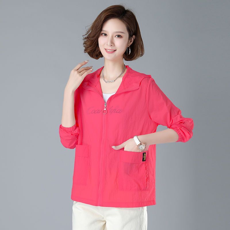 Loose large size sun protection clothing women's short  summer new Korean style sun protection clothing UV protection thin jacket