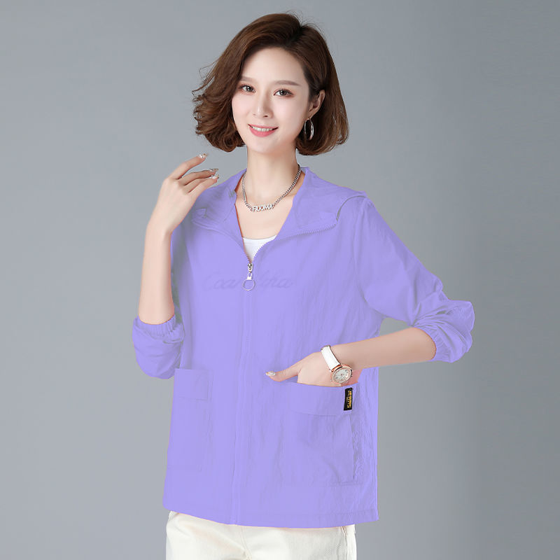 Loose large size sun protection clothing women's short  summer new Korean style sun protection clothing UV protection thin jacket