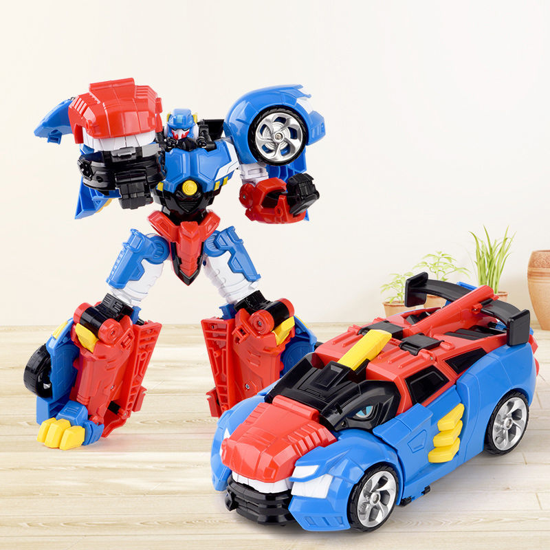 雷霆炫龙机甲迷你特工队超级恐龙力量变形合体机器人男孩金刚玩具