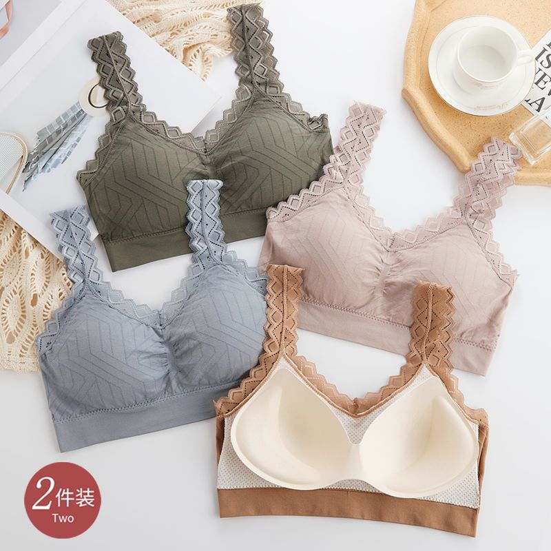 2022 new seamless underwear women's wrapped chest tube top without steel ring beautiful back vest style bra bottoming with chest pad