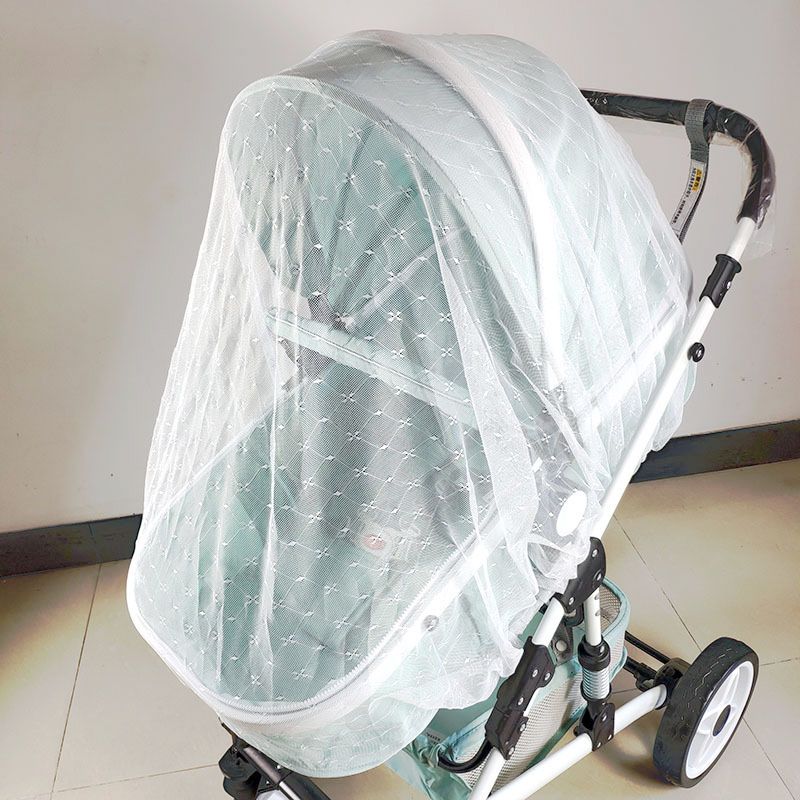 婴儿手推车蚊帐通用型全罩式儿童宝宝车网纱防蚊加密蚊帐夏季透气