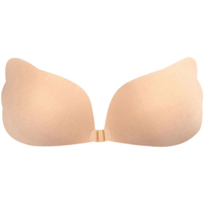 Silicone invisible breast stickers for pregnant women to take pictures and gather wedding dress straps with nipple stickers strapless bra thin section big breasts