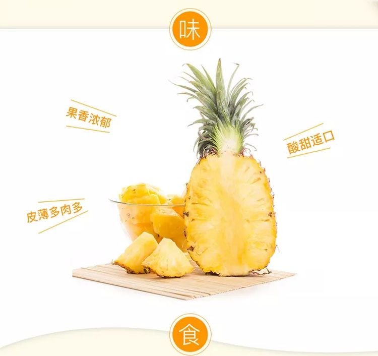 【甜】香水大菠萝应季新鲜脆甜水果一整箱5/10斤