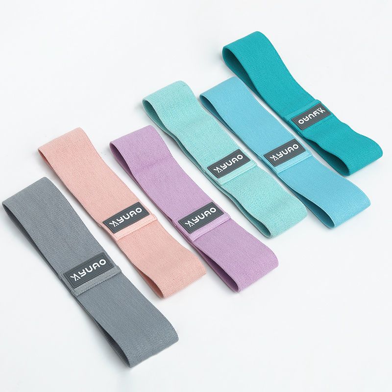Squat Anti-Slip Hip Circle Elastic Yoga Exercise Strength Training Fitness Resistance Band_desvips.com
