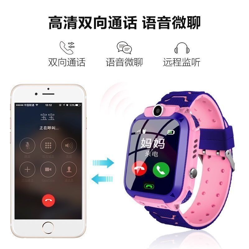 37719-【官方正品】儿童电话手表中小学生天才孩子定位手机男女拍照触屏-详情图