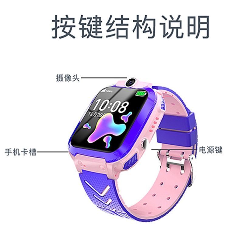 37719-【官方正品】儿童电话手表中小学生天才孩子定位手机男女拍照触屏-详情图