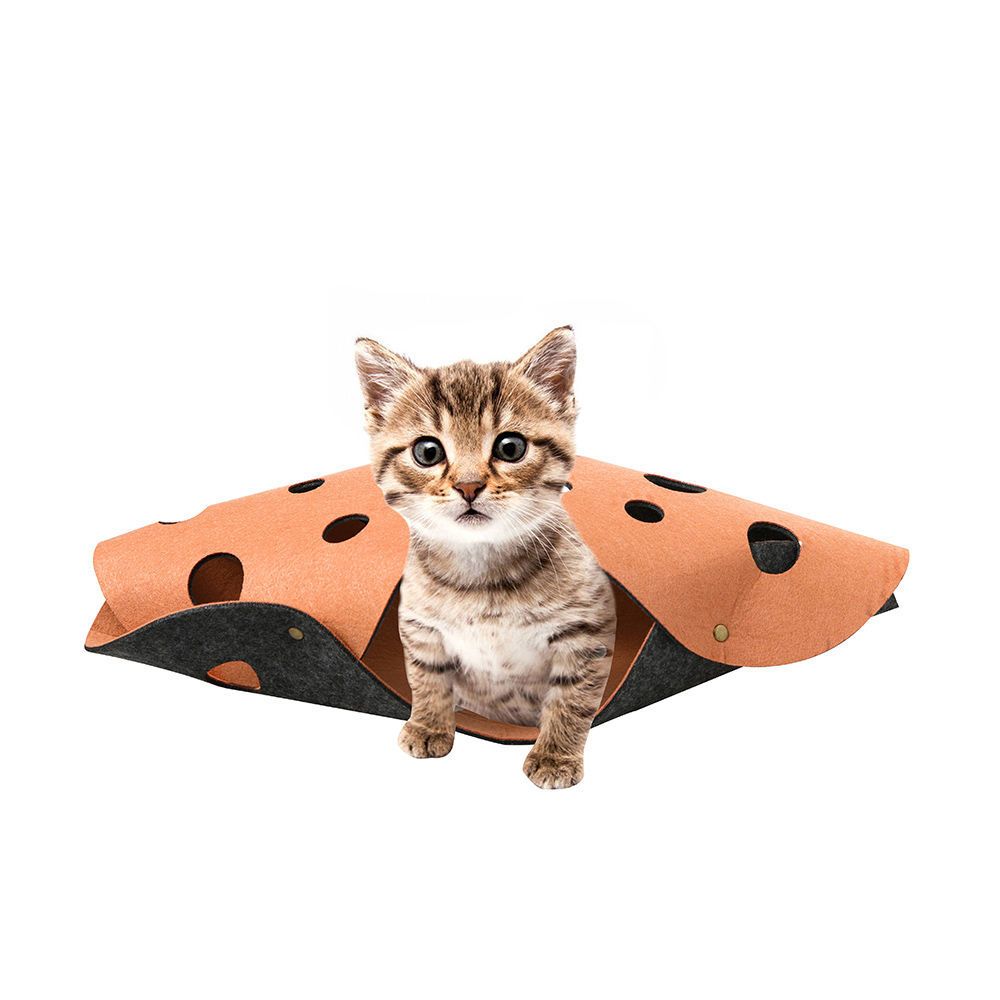 猫咪自嗨玩具益智DIY两片装组合拼接玩具可拆洗耐撕咬耐磨猫玩具