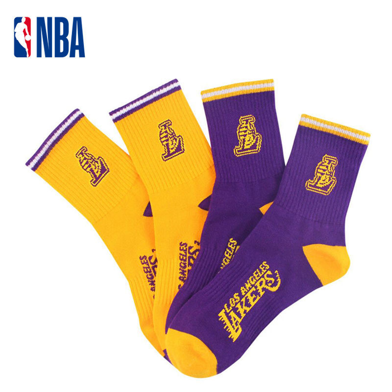 nba篮球袜中筒运动袜子男款湖人勇士篮网快船凯尔特人詹姆斯库里