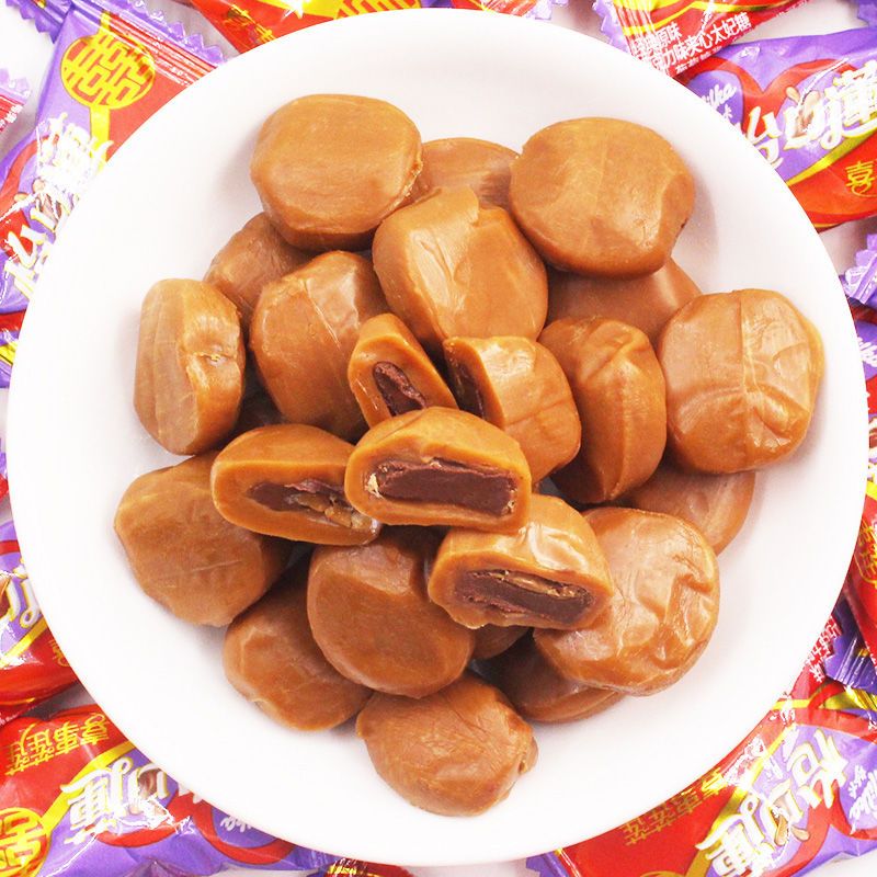 75874-怡口莲夹心太妃糖巧克力散装喜字糖果结婚庆小零食糖果情人节礼物-详情图