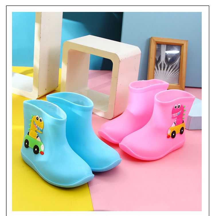 婴儿雨靴女童可爱卡通室外用防滑软底宝宝雨鞋儿童雨鞋春秋季男童