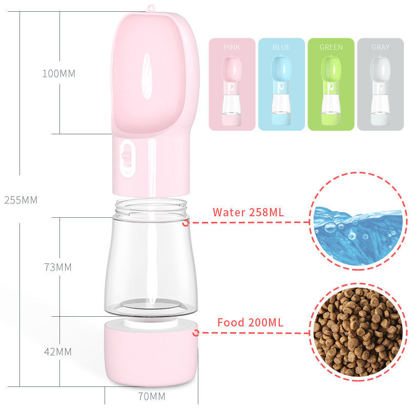 Dogs go out, kettle, pet drinking device, cats go out, drink water cup, portable water cup, pet accompanying cup, dual-purpose cup