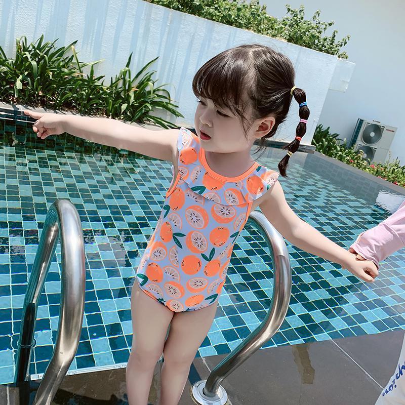 女童连体泳衣夏装新款韩版泳装宝宝儿童小公主夏天海边游泳衣