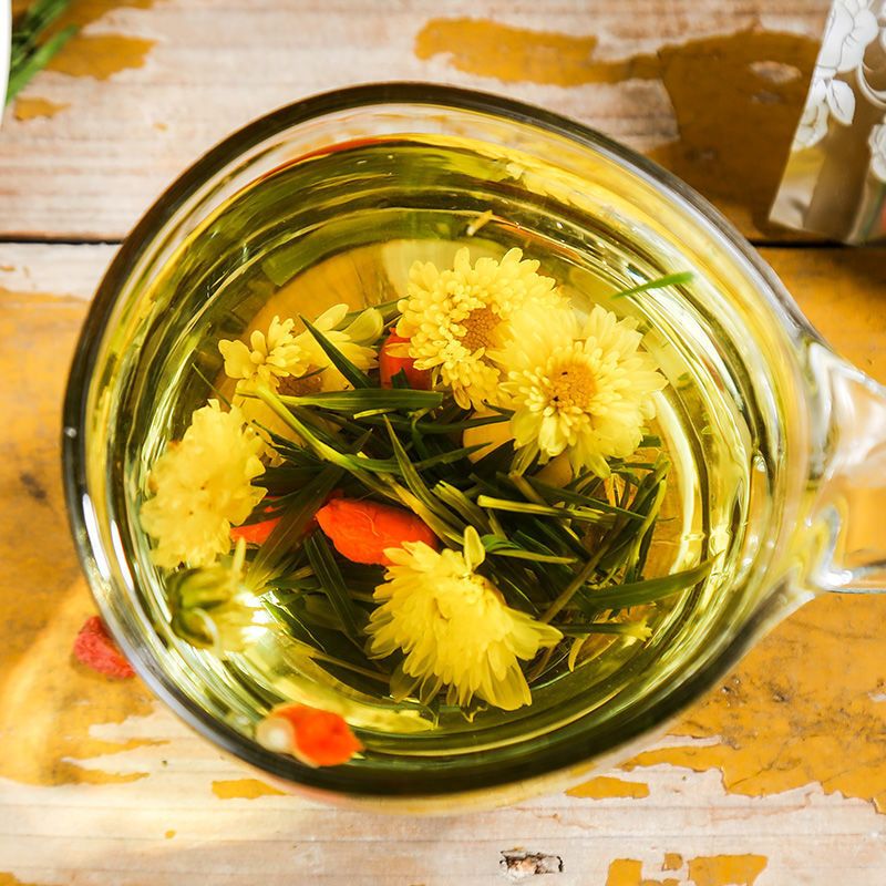 决明子花茶菊花茶胎菊桂花牛蒡根枸杞金银花去火养肝护肝清热花茶