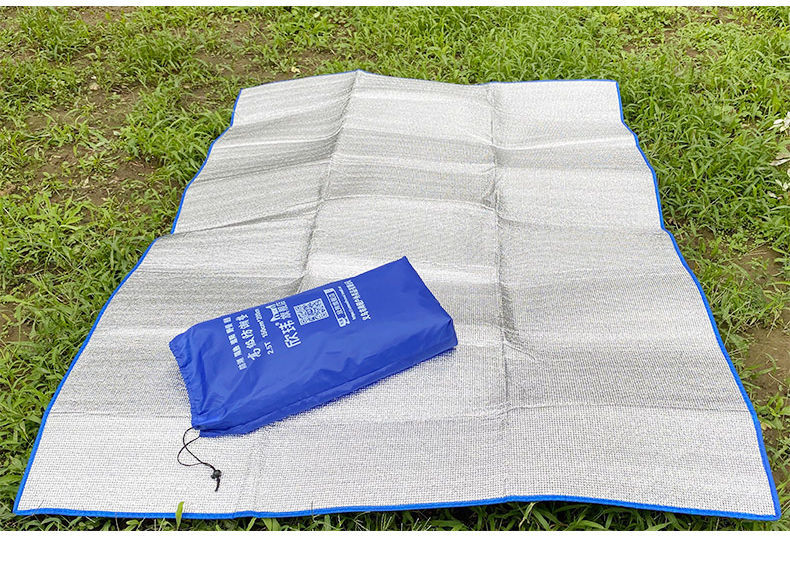 防潮垫加厚户外便携防水草地野餐家用帐篷铝膜单人宿舍睡垫地垫垫