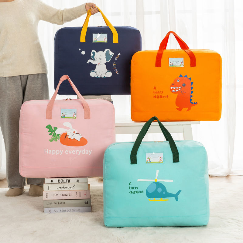 new kindergarten quilt storage bag Oxford cloth clothes luggage moving packing bag large capacity quilt bag