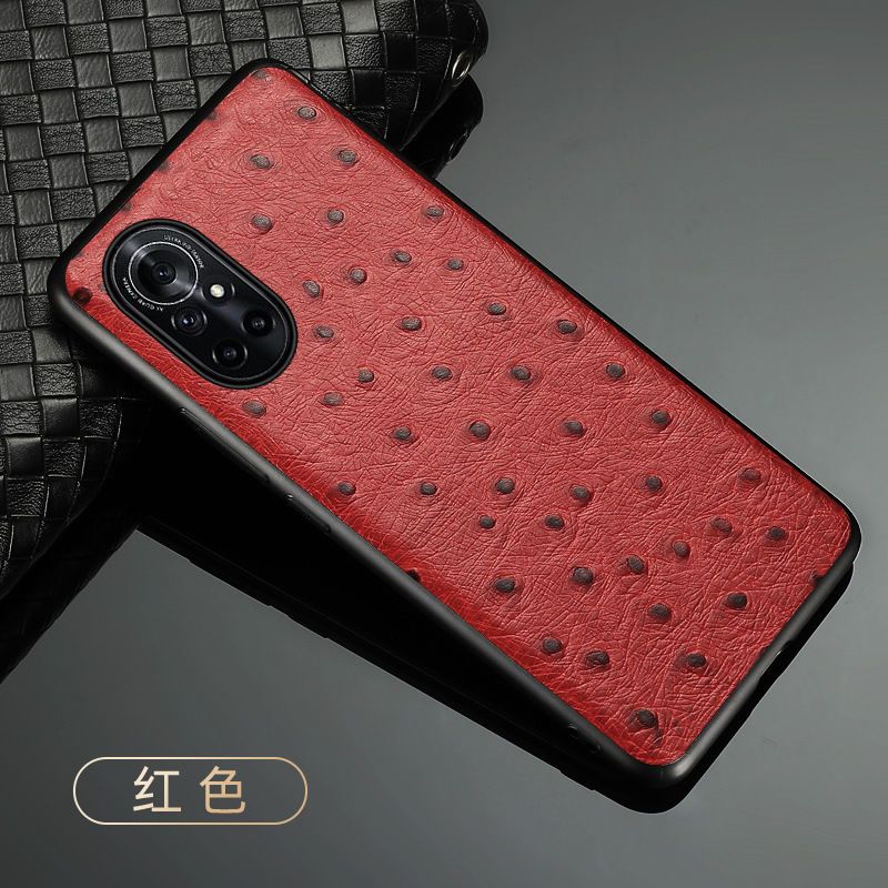 华为nova8/pro手机壳真皮全包款nova8se超薄5g男女牛皮保护套防摔