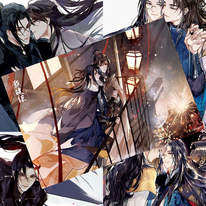 杀破狼海报高清原耽动漫画周边宿舍房间墙贴壁纸贺卡明信片大礼包 虎窝拼