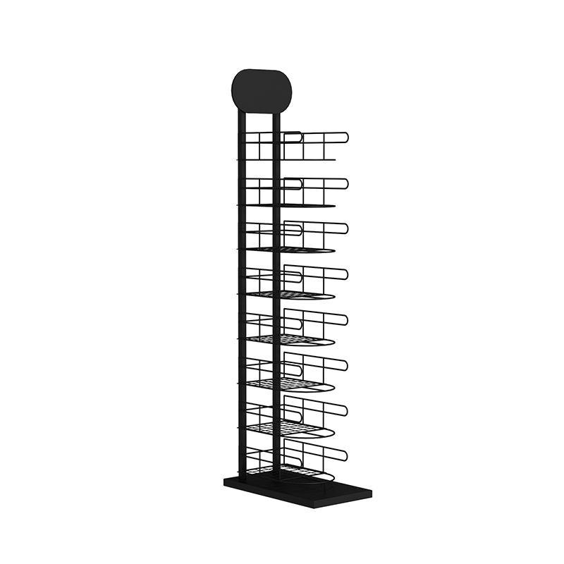 Iron art hatstand Cap holder Floor type couture Hang a hat Of Shelf Display rack multi-storey Hat Storage rack originality