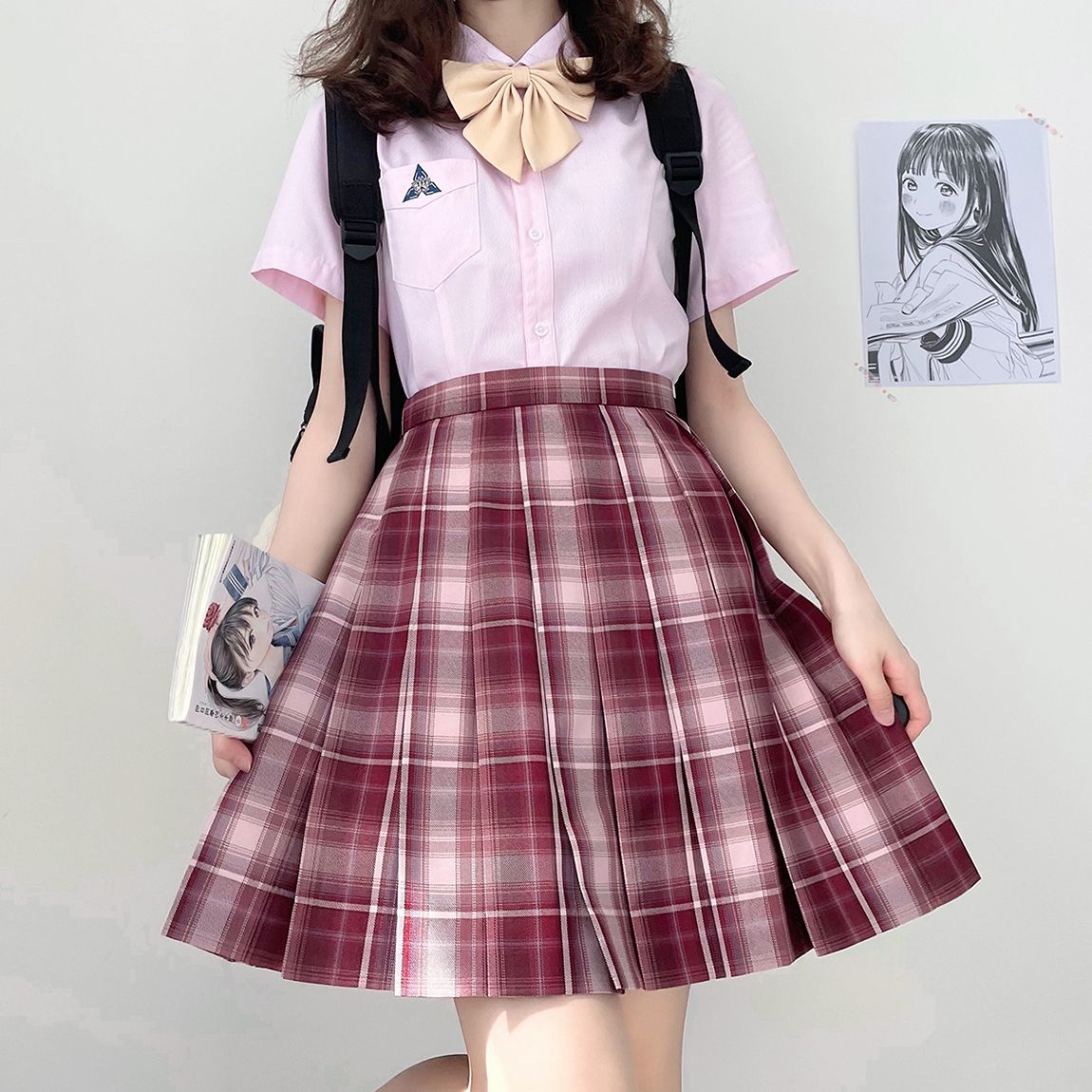 「昭昭」红辣椒jk制服裙子正版学生校服短裙现货原创