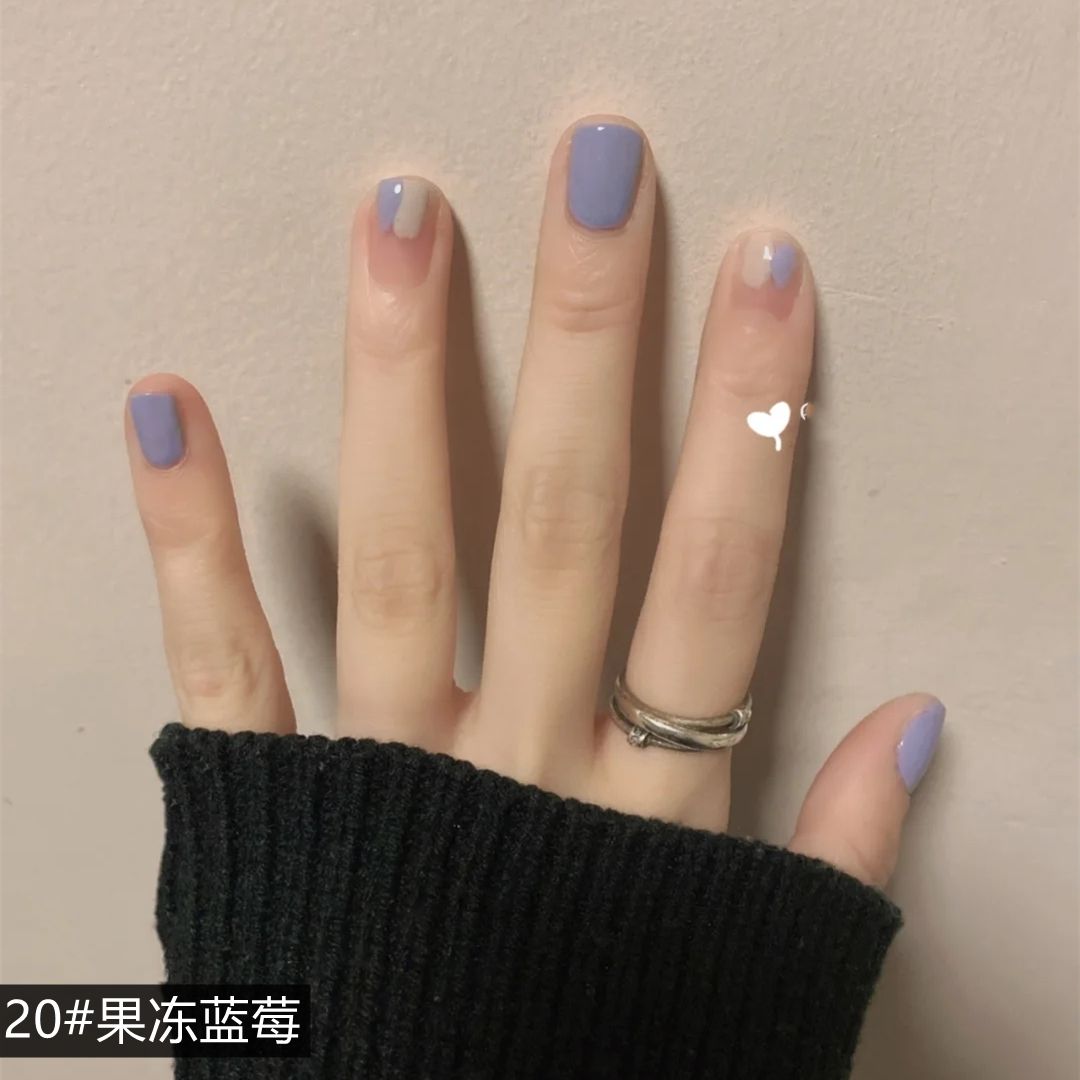 春夏新款淺色超顯白指甲油不可剝持久防水不掉色快干學生裸色便宜