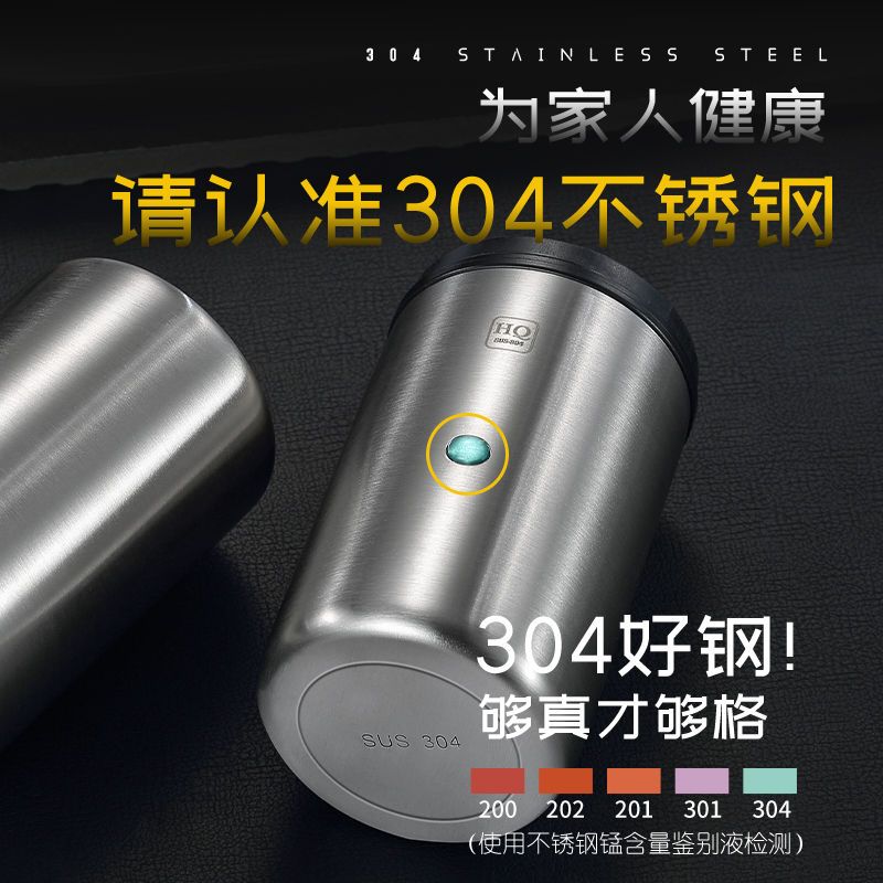 75768-304不锈钢旅行牙刷收纳盒便携式洗漱杯刷牙杯旅游牙膏牙缸漱口杯-详情图