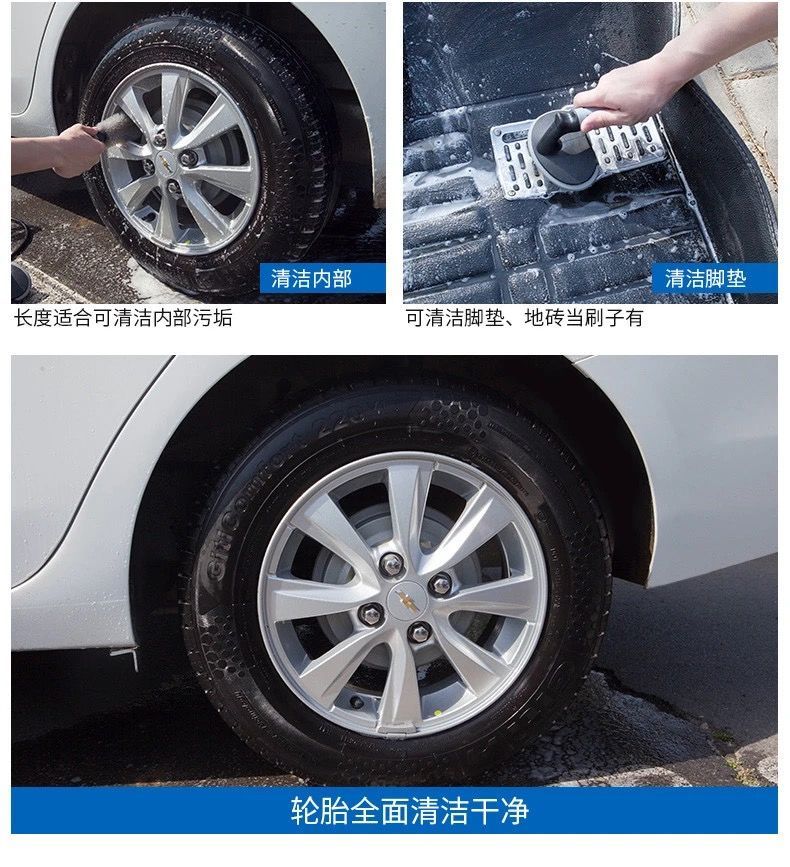 清洗轮毂刷轮胎刷汽车清洁车轮钢圈洗车细节刷车胎刷子专用神器
