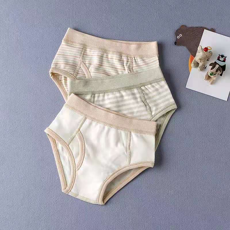 Children's pure cotton class A shorts men's and women's baby triangle underwear middle and big children's shorts 1-15 years old
