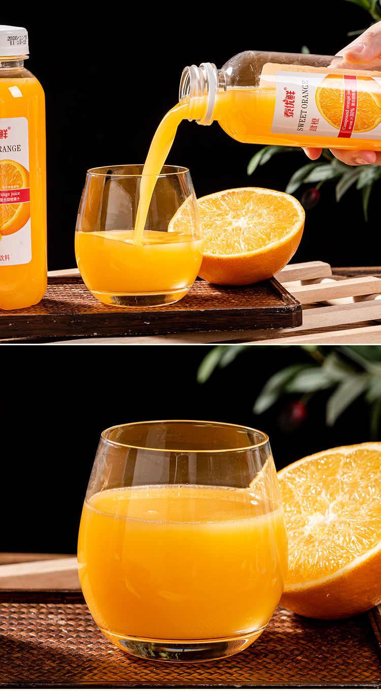 大牛哥 果汁饮料410ml*6瓶整箱芒果汁鲜橙汁批发猕猴桃汁复合果汁饮品