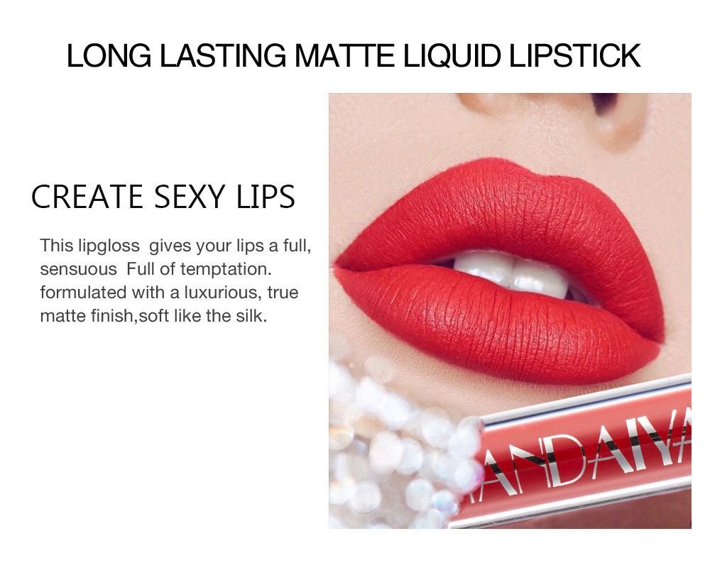 2023 Lucido rosso opaco, antiaderente, non facile da sbiadire, rossetto liquido nebbioso di marca di nicchia, lucidalabbra a tubo sottile_voghion.com