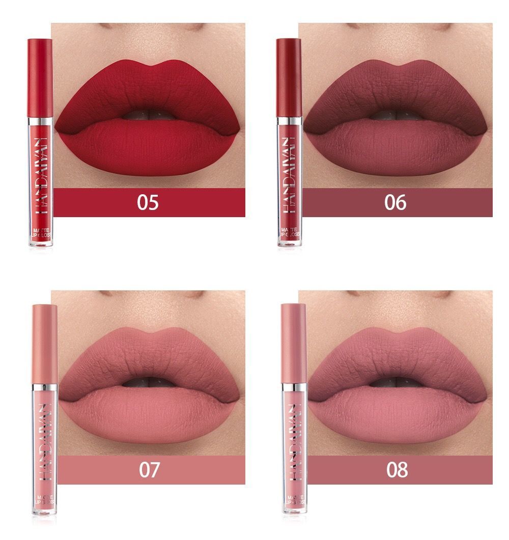 2023 Lucido rosso opaco, antiaderente, non facile da sbiadire, rossetto liquido nebbioso di marca di nicchia, lucidalabbra a tubo sottile_voghion.com