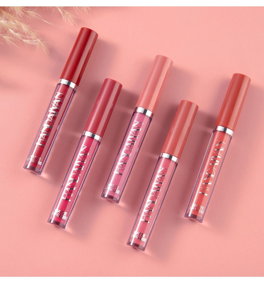 2023 Lucido rosso opaco, antiaderente, non facile da sbiadire, rossetto liquido nebbioso di marca di nicchia, lucidalabbra a tubo sottile_voghion.com