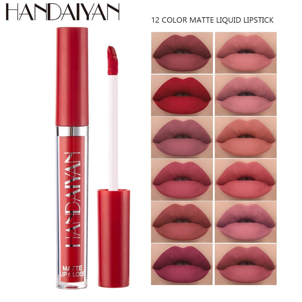 2023 Lucido rosso opaco, antiaderente, non facile da sbiadire, rossetto liquido nebbioso di marca di nicchia, lucidalabbra a tubo sottile_voghion.com