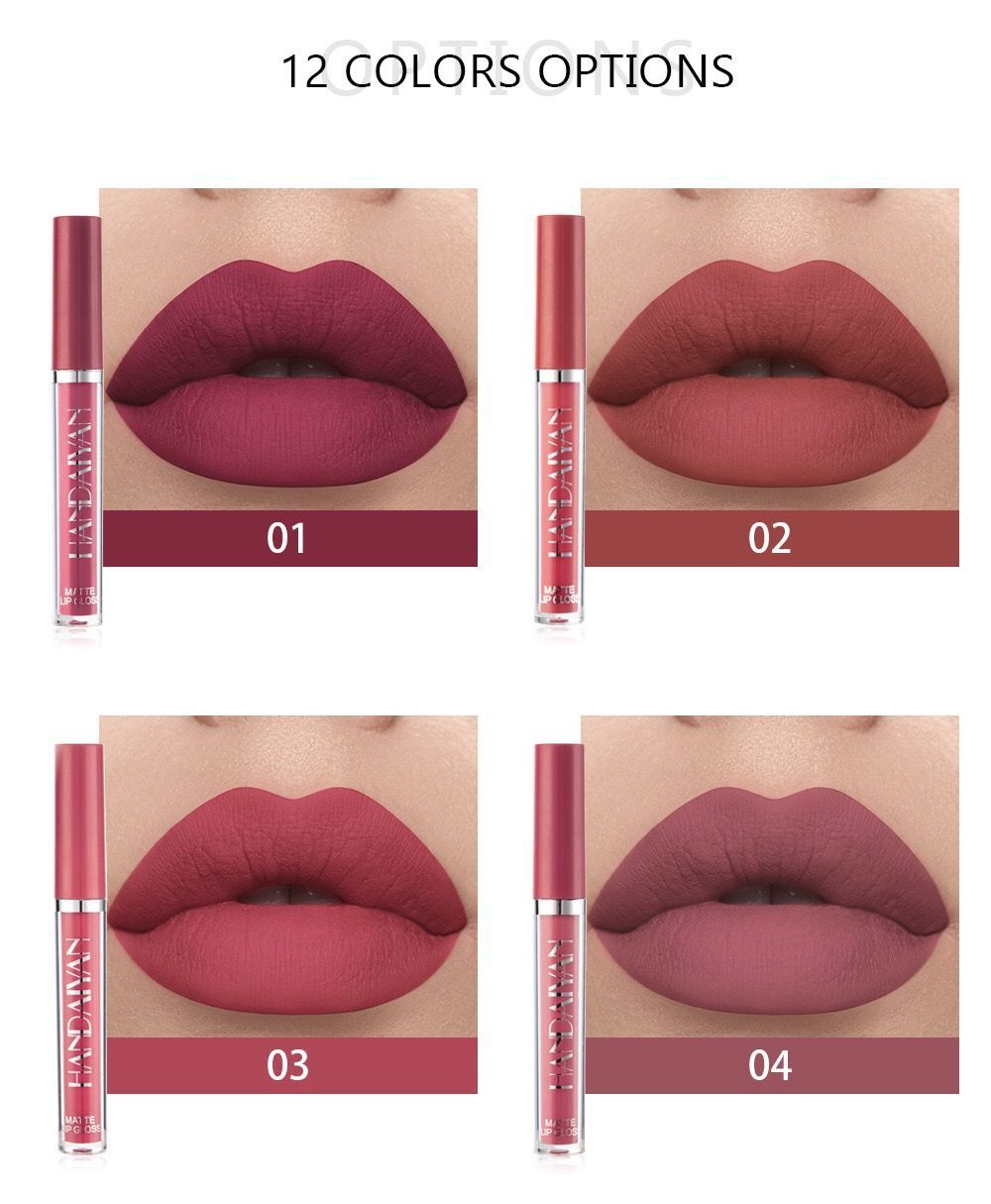 2023 Lucido rosso opaco, antiaderente, non facile da sbiadire, rossetto liquido nebbioso di marca di nicchia, lucidalabbra a tubo sottile_voghion.com