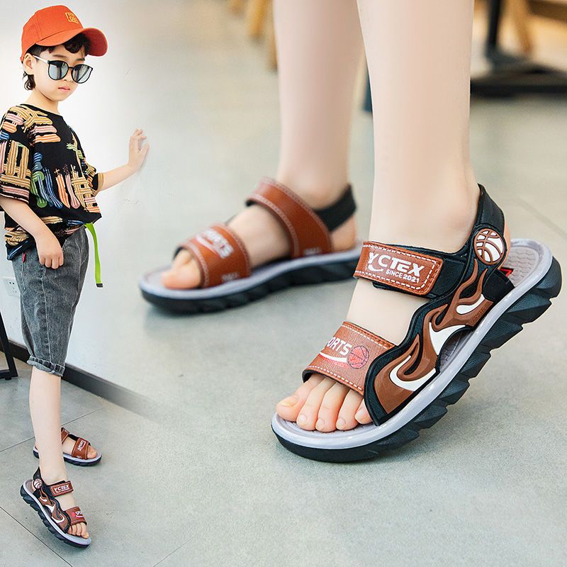 男童凉鞋2021新款夏季中大童男孩软底防滑沙滩小童宝宝凉鞋